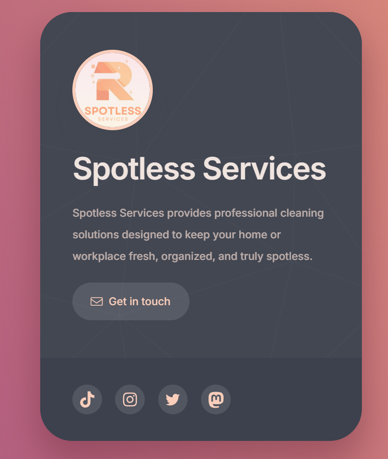 Landing Page Design – Carrd